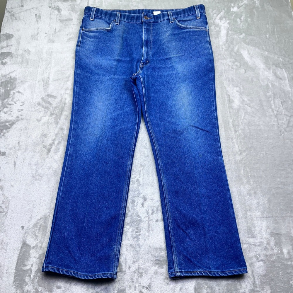 VTG Levi's 478 Orange Tab 99' Blue Denim Jeans Western Boot Sz 42 Fits 39" Retro
